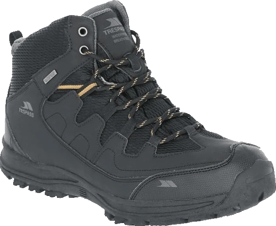SCARPA DA TREKKING DA UOMO TRESPASS FINLEY NERO 1 SCARPA DA TREKKING DA UOMO TRESPASS FINLEY NERO