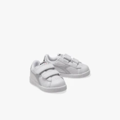 SCARPA BAMBINA DIADORA GAME P TD BIANCA -Corriviva Negozio 0036848 scarpa bambina diadora game p td bianca