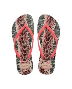 INFRADITO DONNA HAVAIANAS SLIM CON STAMPA ANIMALIER