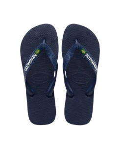 INFRADITO UNISEX HAVAIANAS BRASIL LOGO BLU NAVY