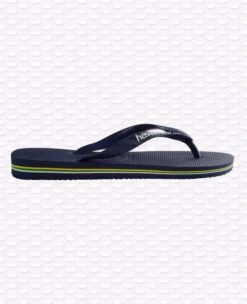 INFRADITO UNISEX HAVAIANAS BRASIL LOGO BLU NAVY -Corriviva Negozio 0041704 infradito unisex havaianas brasil logo blu navy