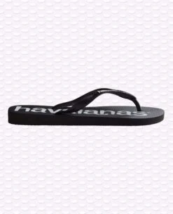 INFRADITO UOMO HAVAIANAS CON LOGO BIANCO/NERO -Corriviva Negozio 0041778 infradito uomo havaianas con logo bianconero
