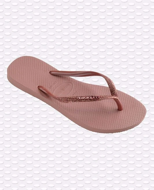 INFRADITO DONNA HAVAIANAS SLIM GLITTER ROSA 2 INFRADITO DONNA HAVAIANAS SLIM GLITTER ROSA - immagine 2