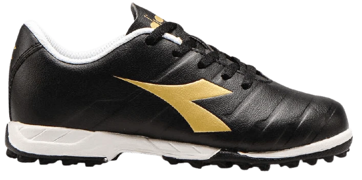 SCARPA DA CALCIO JUNIOR DIADORA PICHICHI 3 TF NERA CON LOGO DORATO 1 SCARPA DA CALCIO JUNIOR DIADORA PICHICHI 3 TF NERA CON LOGO DORATO