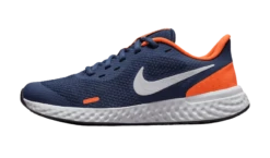 SCARPA DA RUNNING JUNIOR NIKE REVOLUTION 5 BLU/ARANCIONE