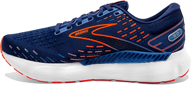 SCARPA DA CORSA DA UOMO BROOKS GLYCERIN GTS 20 BLU 4 SCARPA DA CORSA DA UOMO BROOKS GLYCERIN GTS 20 BLU - immagine 4