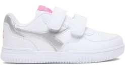 SCARPA DIADORA JUNIOR RAPTOR LOW PS BIANCA/ARGENTO 101.177721 C6103