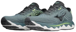 SCARPA DA RUNNING DA UOMO MIZUNO HORIZON 6 SMOKE BLUE-EBONY-NEO LIME J1GC2226 15 -Corriviva Negozio 0059684 scarpa da running da uomo mizuno horizon 6 smoke blue ebony neo lime j1gc2226 15