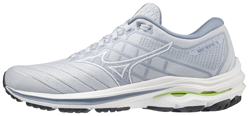 SCARPA DA RUNNING DA DONNA MIZUNO INSPIRE 18 HEATHER-WHITE-TROPOSPHERE J1GD2244 01 2 SCARPA DA RUNNING DA DONNA MIZUNO INSPIRE 18 HEATHER-WHITE-TROPOSPHERE J1GD2244 01 - immagine 2