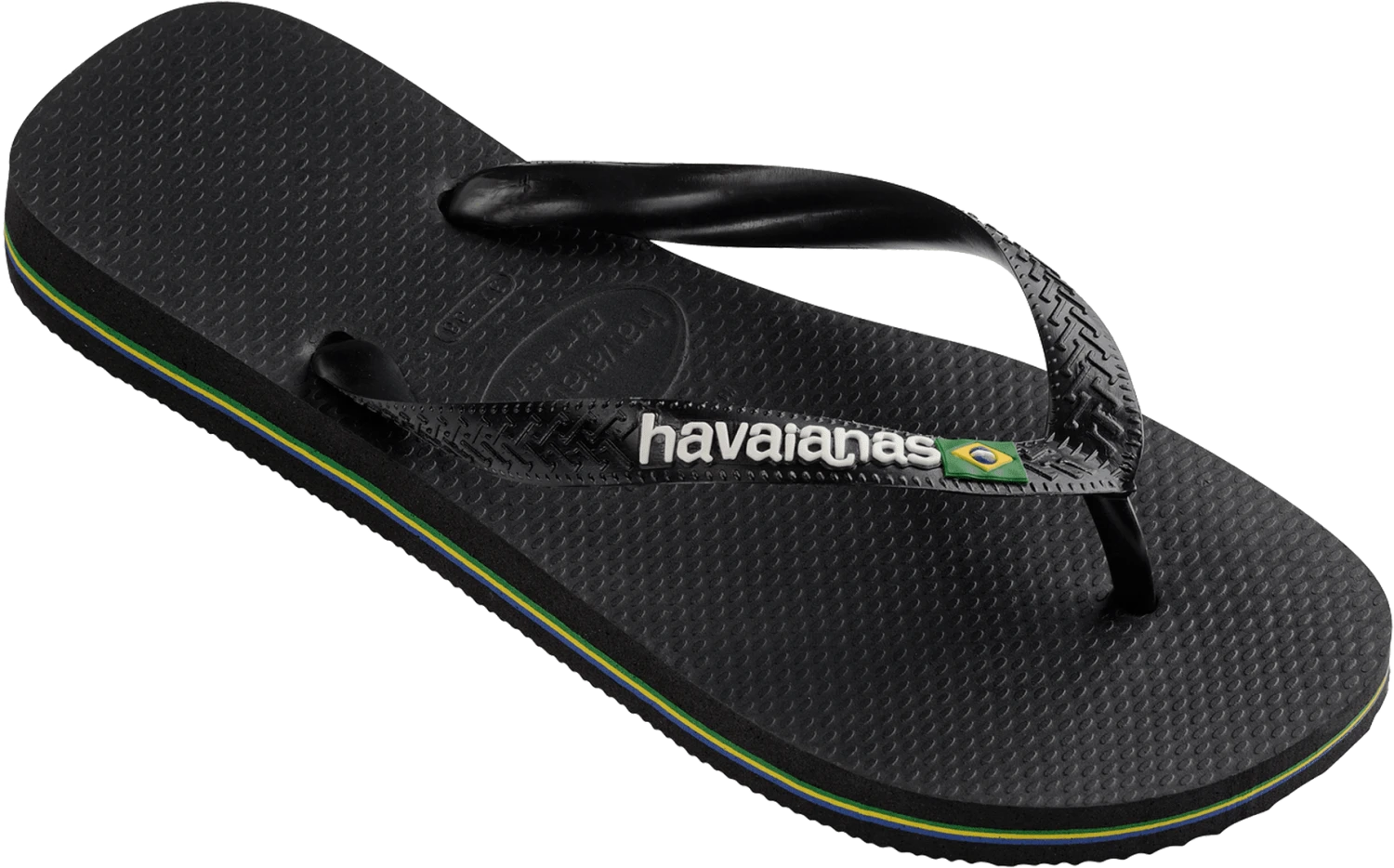 INFRADITO DA MARE UNISEX HAVAIANAS BRASIL LOGO BLACK-BLACK 4110850 1069 2 INFRADITO DA MARE UNISEX HAVAIANAS BRASIL LOGO BLACK-BLACK 4110850 1069 - immagine 2