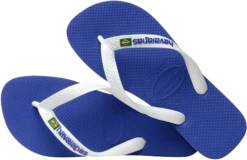 INFRADITO DA MARE UNISEX HAVAIANAS BRASIL LOGO MARINE BLUE 4110850 2711 -Corriviva Negozio 0060215 infradito da mare unisex havaianas brasil logo marine blue 4110850 2711