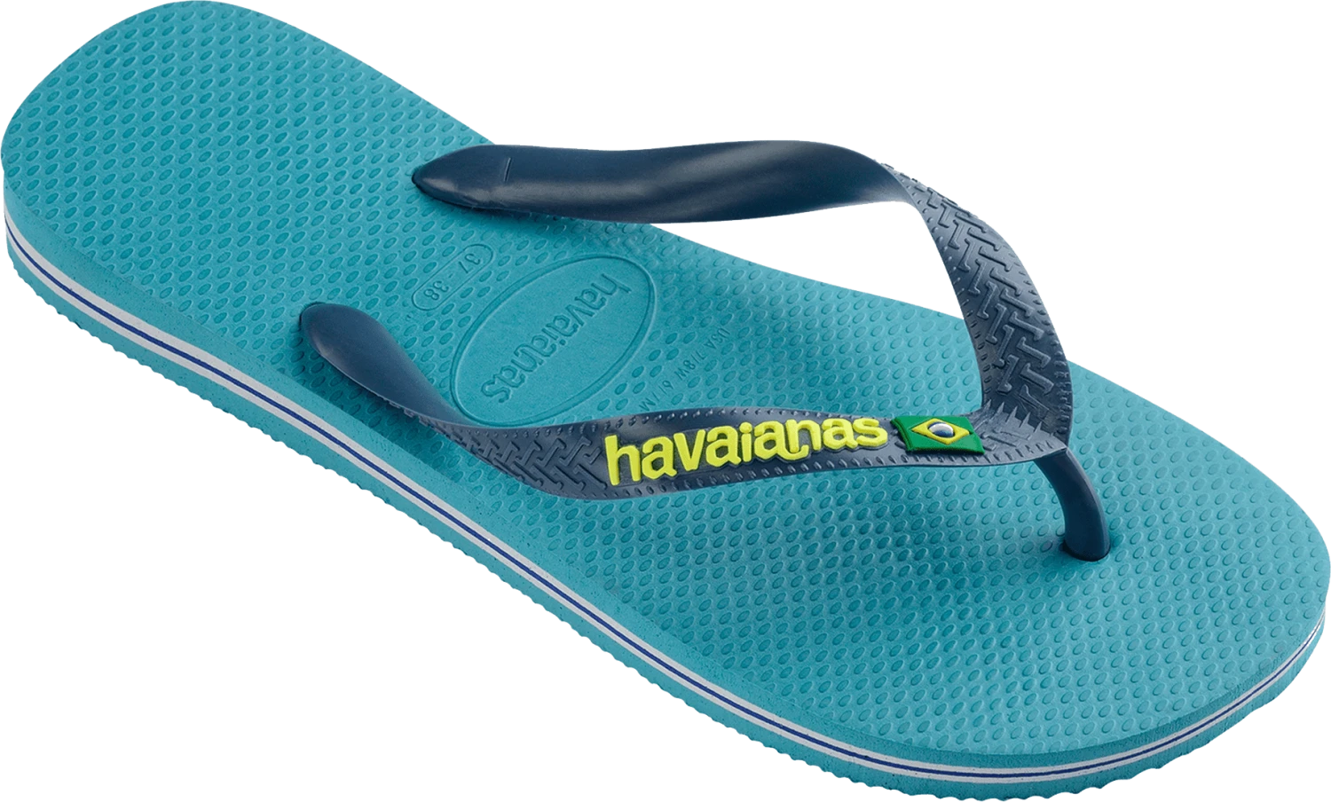 INFRADITO DA MARE UNISEX HAVAIANAS BRASIL LOGO NAUTICAL BLUE 4110850 1671 2 INFRADITO DA MARE UNISEX HAVAIANAS BRASIL LOGO NAUTICAL BLUE 4110850 1671 - immagine 2