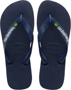 INFRADITO DA MARE UNISEX HAVAIANAS BRASIL LOGO NAVY BLUE 4110850 0555