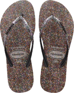 INFRADITO DA MARE DA DONNA HAVAIANAS SLIM CARNAVAL BLACK 4143974 0090
