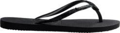 INFRADITO DA MARE DA DONNA HAVAIANAS SLIM GLITTER II BLACK-DARK GREY 4146975 4057 -Corriviva Negozio 0060320 infradito da mare da donna havaianas slim glitter ii black dark grey 4146975 4057