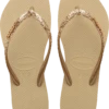 INFRADITO DA MARE DA DONNA HAVAIANAS SLIM GLITTER II SAND GREY 4146975 0154