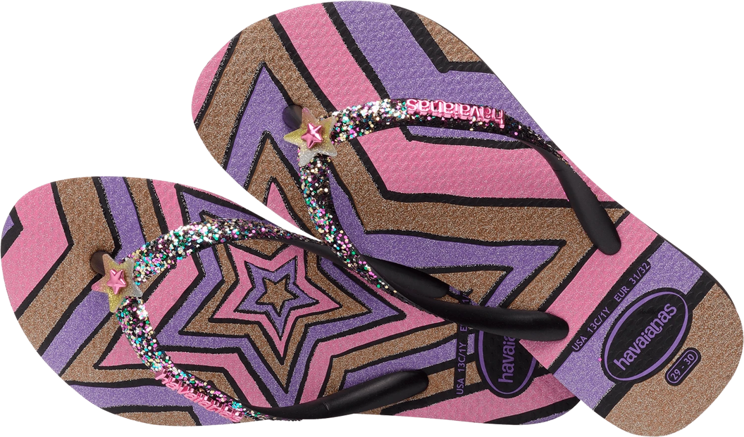 INFRADITO DA MARE JUNIOR HAVAIANAS KIDS SLIM GLITTER TRENDY BLACK 4146976 0090 4 INFRADITO DA MARE JUNIOR HAVAIANAS KIDS SLIM GLITTER TRENDY BLACK 4146976 0090 - immagine 4