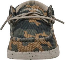 SCARPA JUNIOR HEYDUDE WALLY YOUTH SOX ARMY CAMO -Corriviva Negozio 0060592 scarpa junior dude wally youth sox army camo