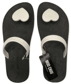 INFRADITO DA DONNA MOO CHUU HEART BLACK WHITE