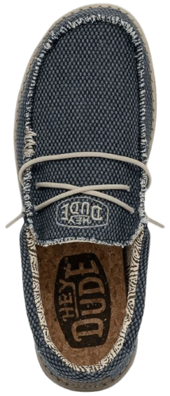 SCARPE DA UOMO HEYDUDE WALLY BRAIDED BLUE NIGHT 40003 4NM -Corriviva Negozio 0081316 scarpe da uomo heydude wally braided blue night 40003 4nm