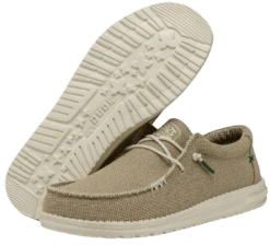 SCARPE DA UOMO HEYDUDE WALLY BRAIDED SAND 40003 202 -Corriviva Negozio 0081319 scarpe da uomo heydude wally braided sand 40003 202