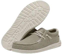 SCARPE DA UOMO HEYDUDE WALLY BRAIDED OFF WHITE 40003 1LB -Corriviva Negozio 0081325 scarpe da uomo heydude wally braided off white 40003 1lb