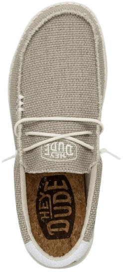 SCARPE DA UOMO HEYDUDE WALLY BRAIDED OFF WHITE 40003 1LB -Corriviva Negozio 0081328 scarpe da uomo heydude wally braided off white 40003 1lb