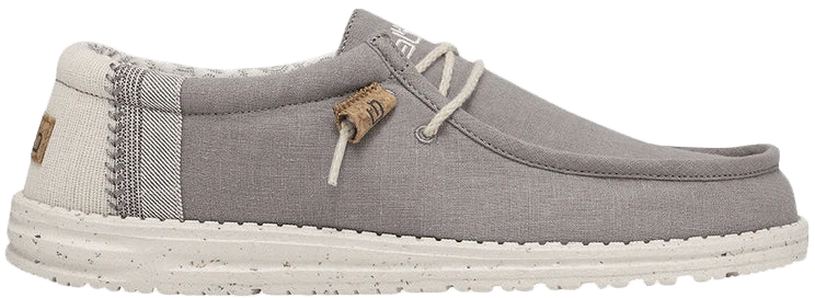 SCARPE DA UOMO HEYDUDE WALLY BREAK STITCH GREY 40015 030 1 SCARPE DA UOMO HEYDUDE WALLY BREAK STITCH GREY 40015 030