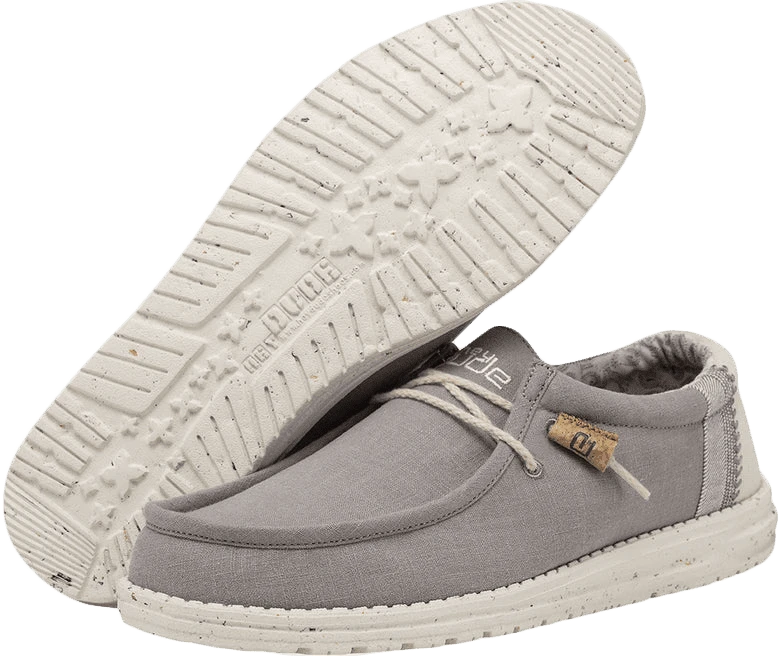 SCARPE DA UOMO HEYDUDE WALLY BREAK STITCH GREY 40015 030 3 SCARPE DA UOMO HEYDUDE WALLY BREAK STITCH GREY 40015 030 - immagine 3