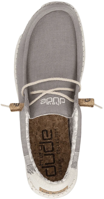 SCARPE DA UOMO HEYDUDE WALLY BREAK STITCH GREY 40015 030 6 SCARPE DA UOMO HEYDUDE WALLY BREAK STITCH GREY 40015 030 - immagine 6