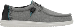 SCARPE DA UOMO HEYDUDE WALLY H2O GRAPHITE 40013 014