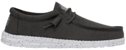 SCARPE DA UOMO HEYDUDE WALLY SLUB CANVAS DARK GREY 40009 29