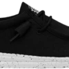 SCARPE DA UOMO HEYDUDE WALLY SLUB CANVAS BLACK 40009 001