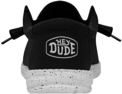 SCARPE DA UOMO HEYDUDE WALLY SLUB CANVAS BLACK 40009 001 -Corriviva Negozio 0081395 scarpe da uomo heydude wally slub canvas black 40009 001