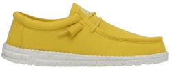 SCARPE DA UOMO HEYDUDE WALLY SLUB CANVAS EMPIRE YELLOW 40009 76I