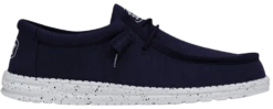 SCARPE DA UOMO HEYDUDE WALLY SLUB CANVAS NAVY 40009 410
