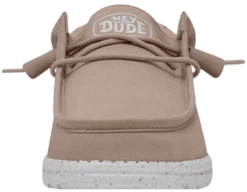 SCARPE DA UOMO HEYDUDE WALLY SLUB CANVAS TAN 40009 265 -Corriviva Negozio 0081418 scarpe da uomo heydude wally slub canvas tan 40009 265