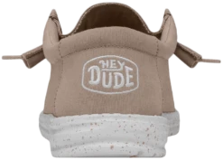 SCARPE DA UOMO HEYDUDE WALLY SLUB CANVAS TAN 40009 265 -Corriviva Negozio 0081419 scarpe da uomo heydude wally slub canvas tan 40009 265