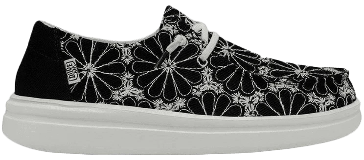 SCARPE DA DONNA HEYDUDE WENDY RISE EYELET BLACK 40075 001 1 SCARPE DA DONNA HEYDUDE WENDY RISE EYELET BLACK 40075 001