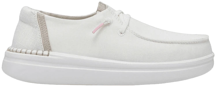 SCARPE DA DONNA HEYDUDE WENDY RISE WHITE SPARKLE 40074 1K8 1 SCARPE DA DONNA HEYDUDE WENDY RISE WHITE SPARKLE 40074 1K8