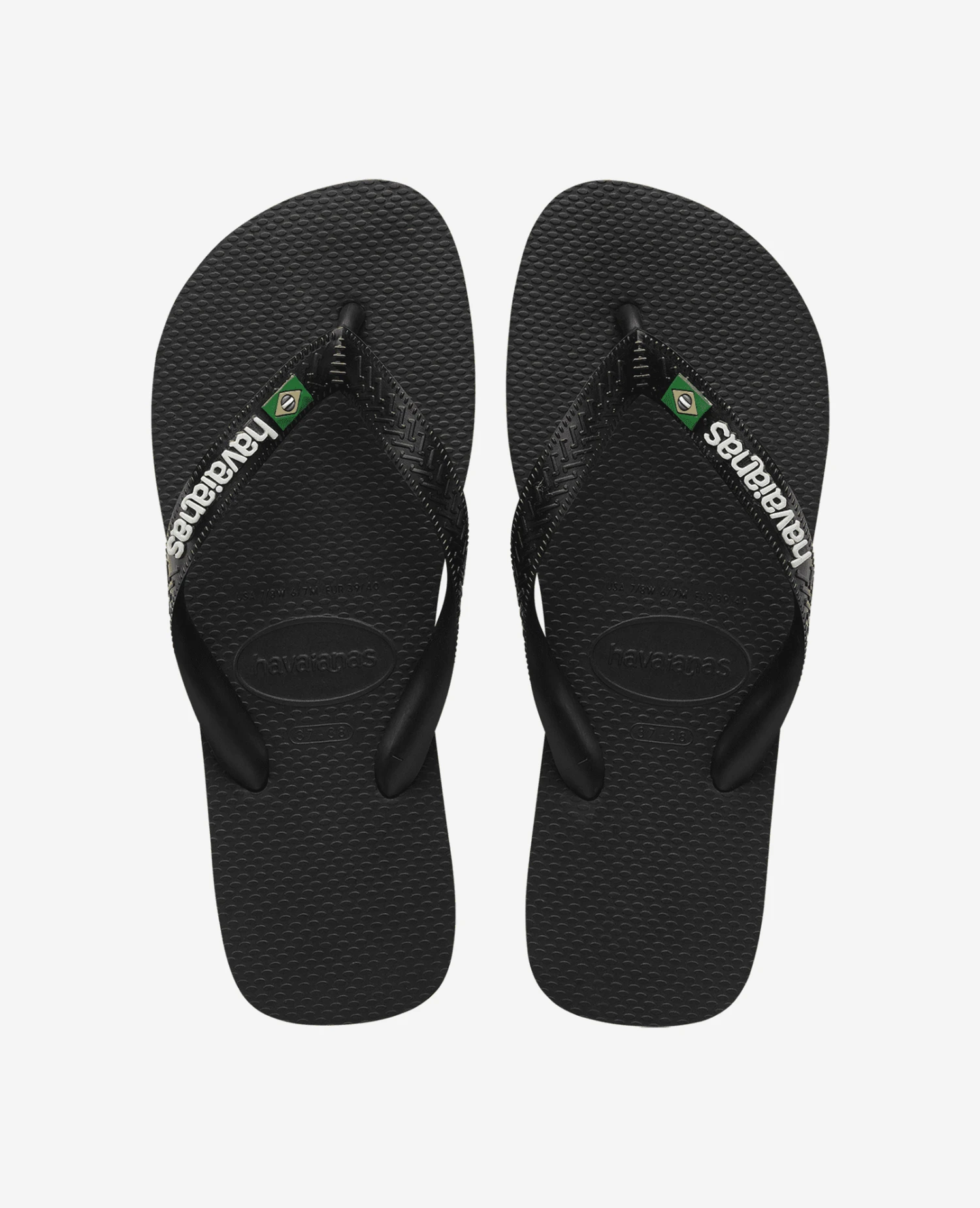 INFRADITO HAVAIANAS BRASIL LOGO BLACK BLACK 1069 3 INFRADITO HAVAIANAS BRASIL LOGO BLACK BLACK 1069 - immagine 3
