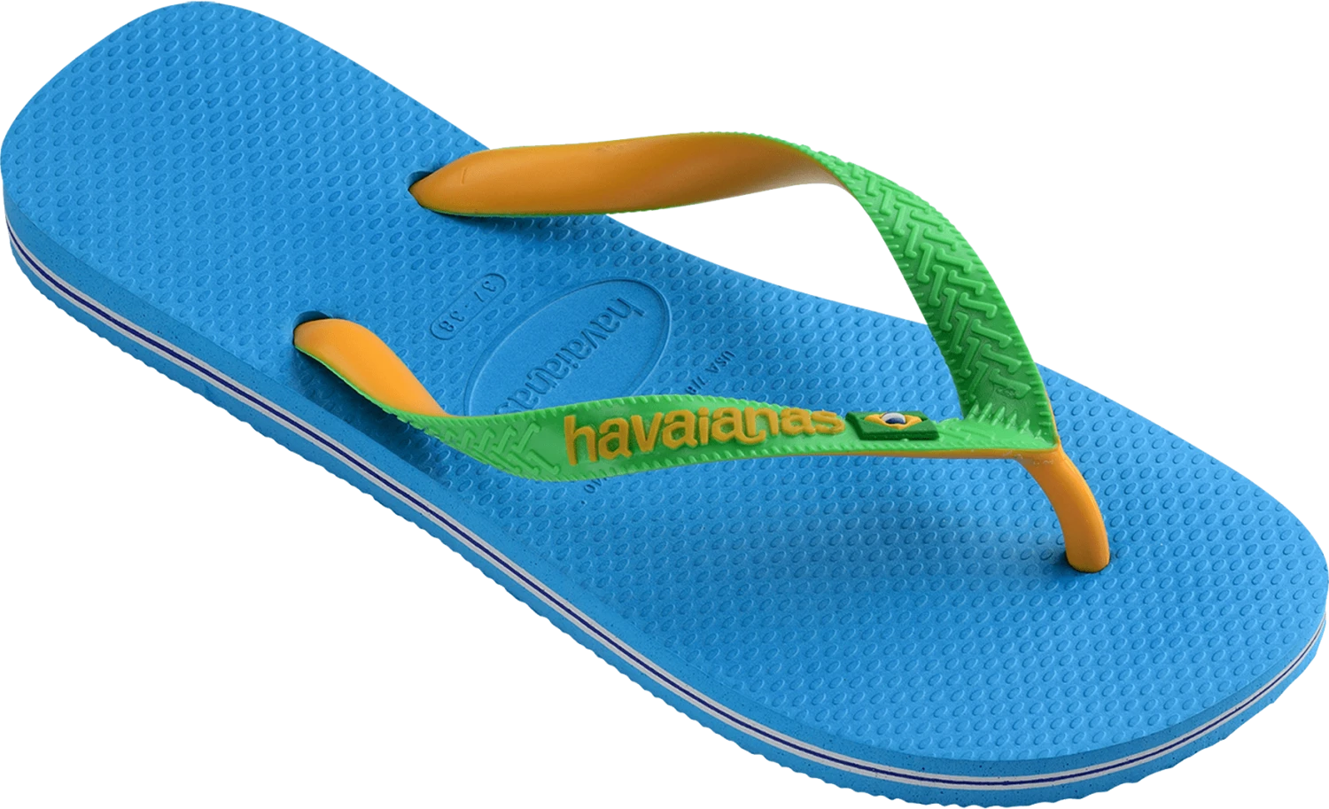 INFRADITO HAVAIANAS BRASIL MIX TURQUOISE POP YELLOW 1989 1 INFRADITO HAVAIANAS BRASIL MIX TURQUOISE POP YELLOW 1989
