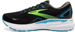 SCARPA DA RUNNING DA UOMO BROOKS ADRENALINE GTS 23 BLACK/HAWAIIAN OCEAN/GREE 110391 1D006 -Corriviva Negozio 0085235 scarpa da running da uomo brooks adrenaline gts 23 blackhawaiian oceangree 110391 1d006